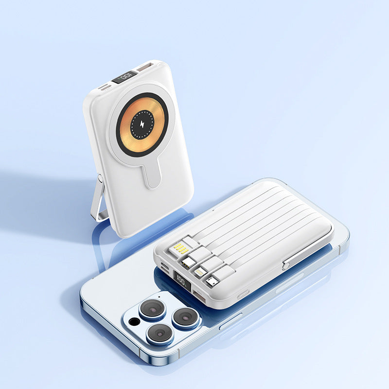 Batterie externe magnétique autonome grande capacité