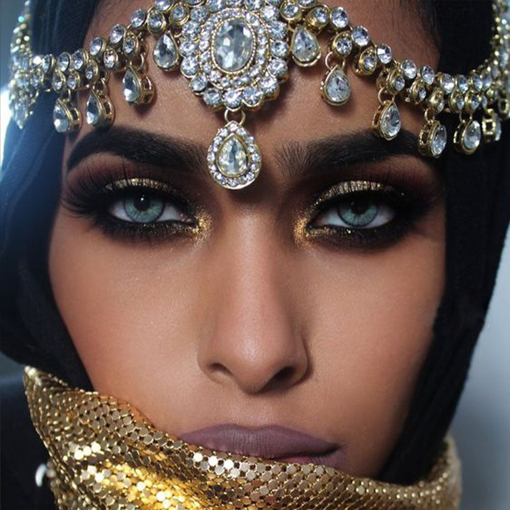 Accessoires de cheveux simples en strass et zircon pour femmes