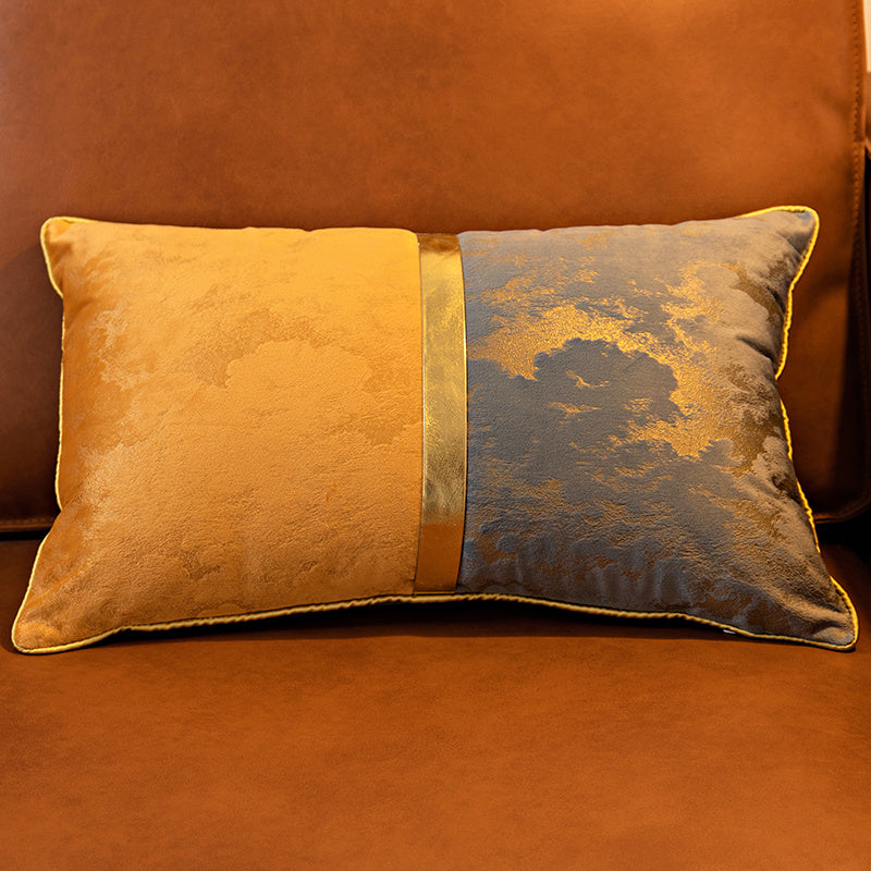 Velvet Solid Colour Cushion Bedside Backrest