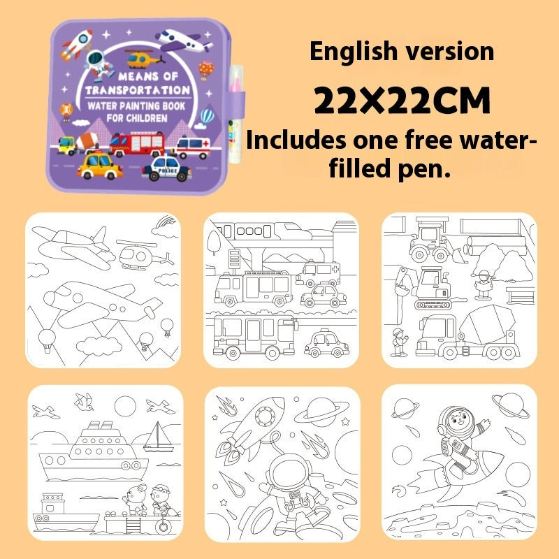 Children's Magic Picture Book Graffiti Water DIY Creative Folding