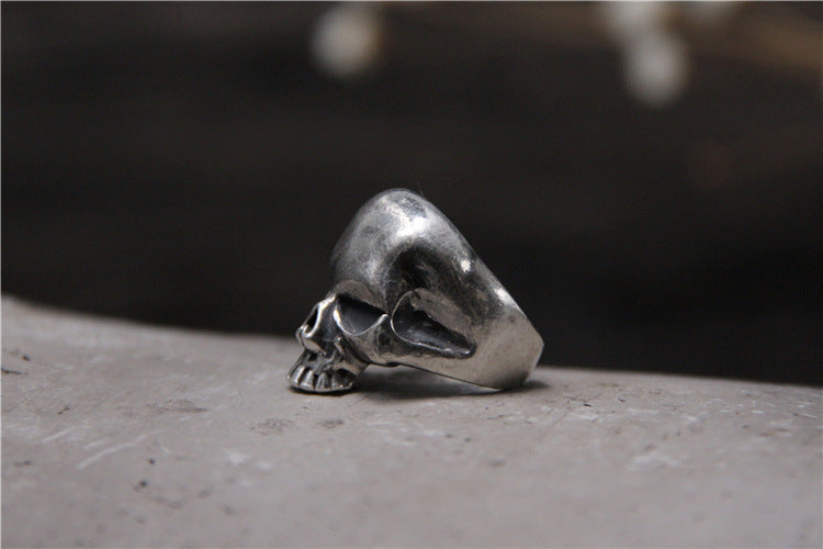 Bague personnalisée crâne en argent sterling S925