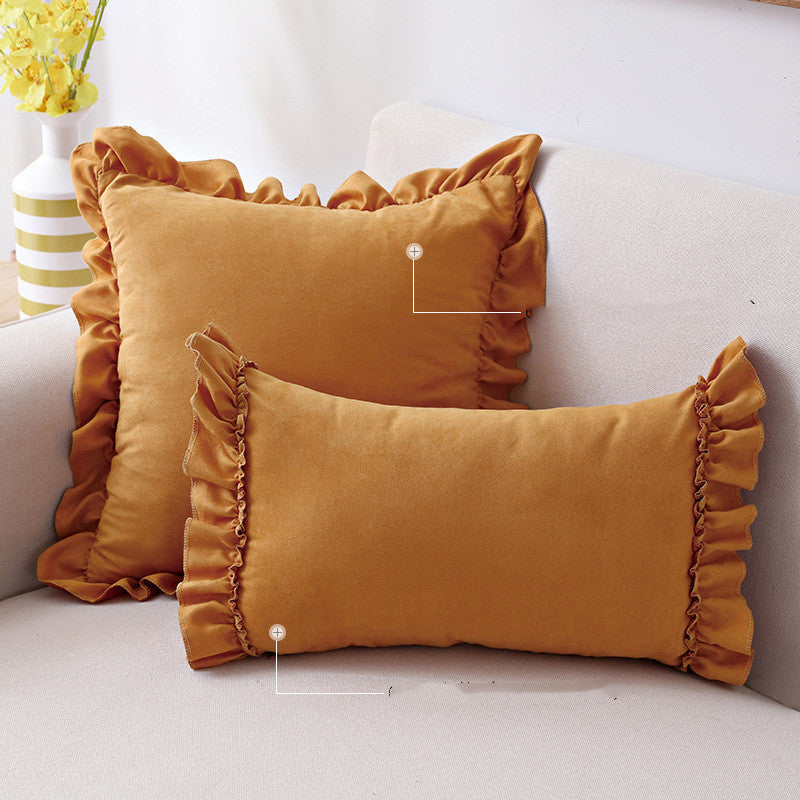Taie d'oreiller petit coussin Taie d'oreiller suède pour canapé de chevet