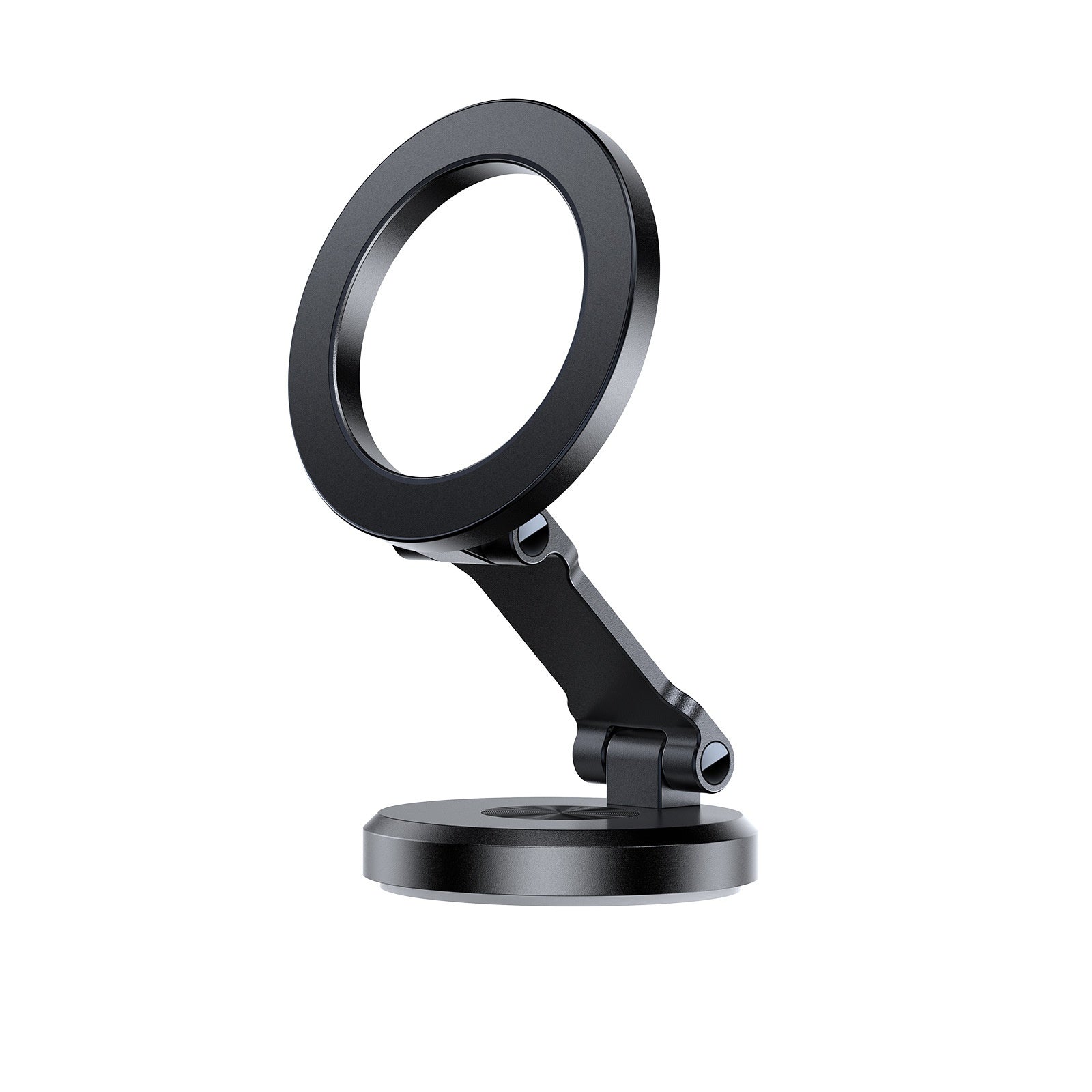 Support de Téléphone de Voiture Magnétique Pliable pour Tableau de Bord en Alliage d'Aluminium pour la Navigation de Voiture