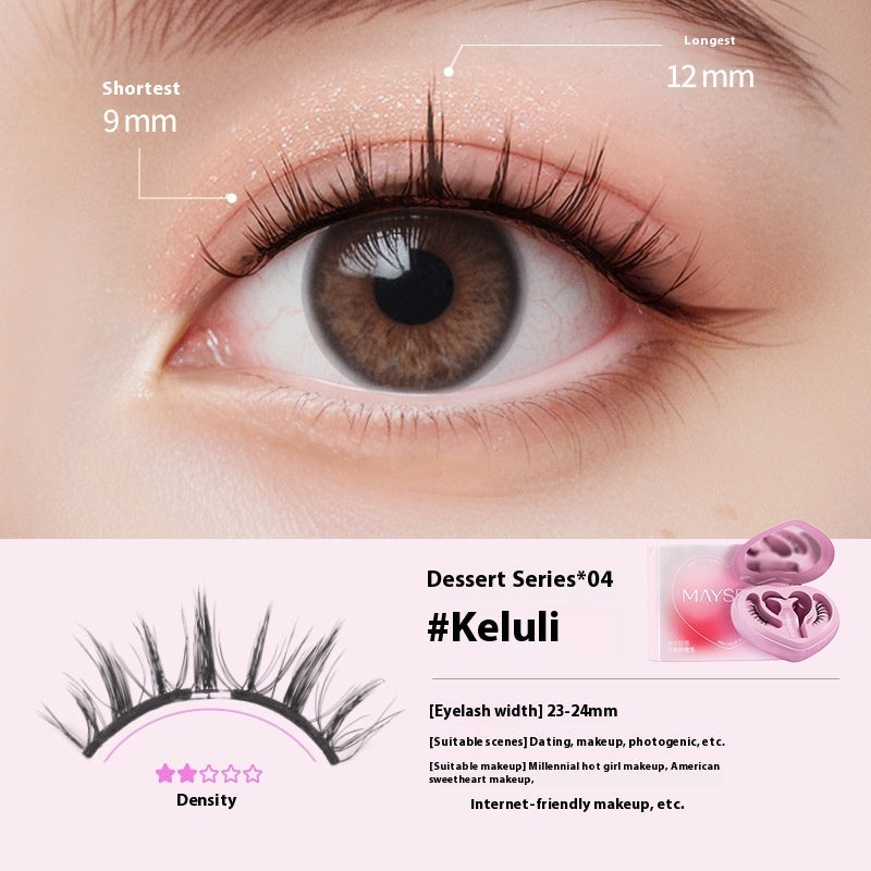 Meixi Soft Magnetic False Eyelashes Heart-shaped Integrated Soap Holder