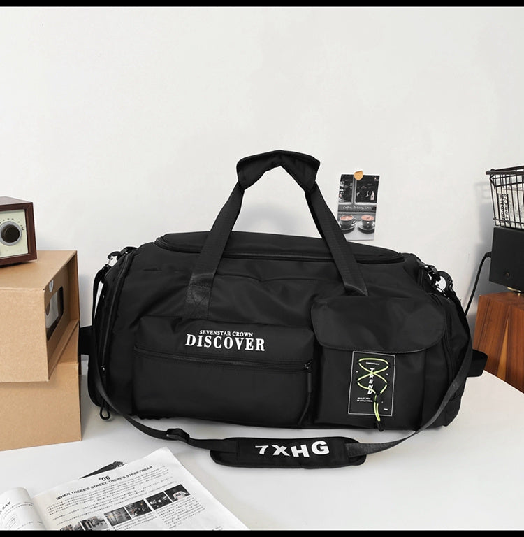 Short-haul Hand-carried Travel Bag For Women, Large-capacity Sports Bag With Dry And Wet Separation, Fitness Bag For Men, Lightweight Storage Bag For Travel Luggage