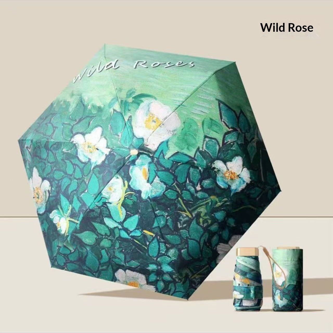 32-Rib New Chinese-Style Vintage Folding Umbrella For Sun And Rain