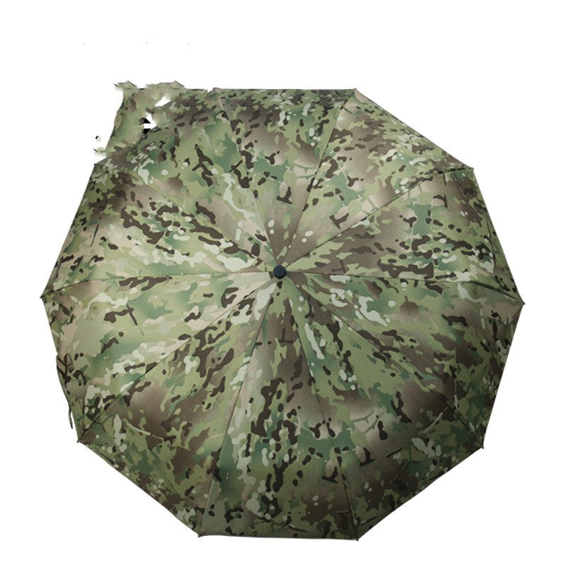 Semi-Automatic Umbrella Mc Camouflage Folding Wind-resistant Sunscreen