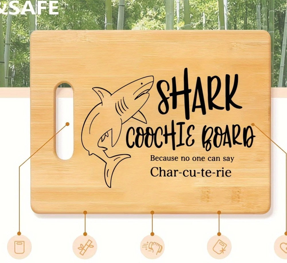 Household Kitchen Solid Wood Rectangular Cutting Board