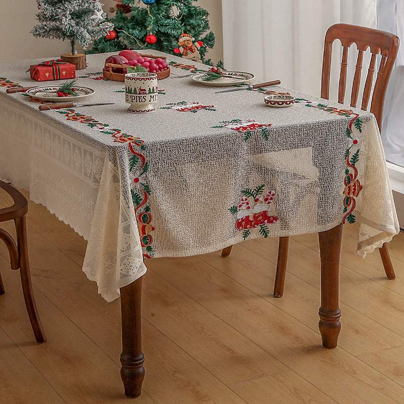 Decorative Lace Coffee Table Dining Table Cloth