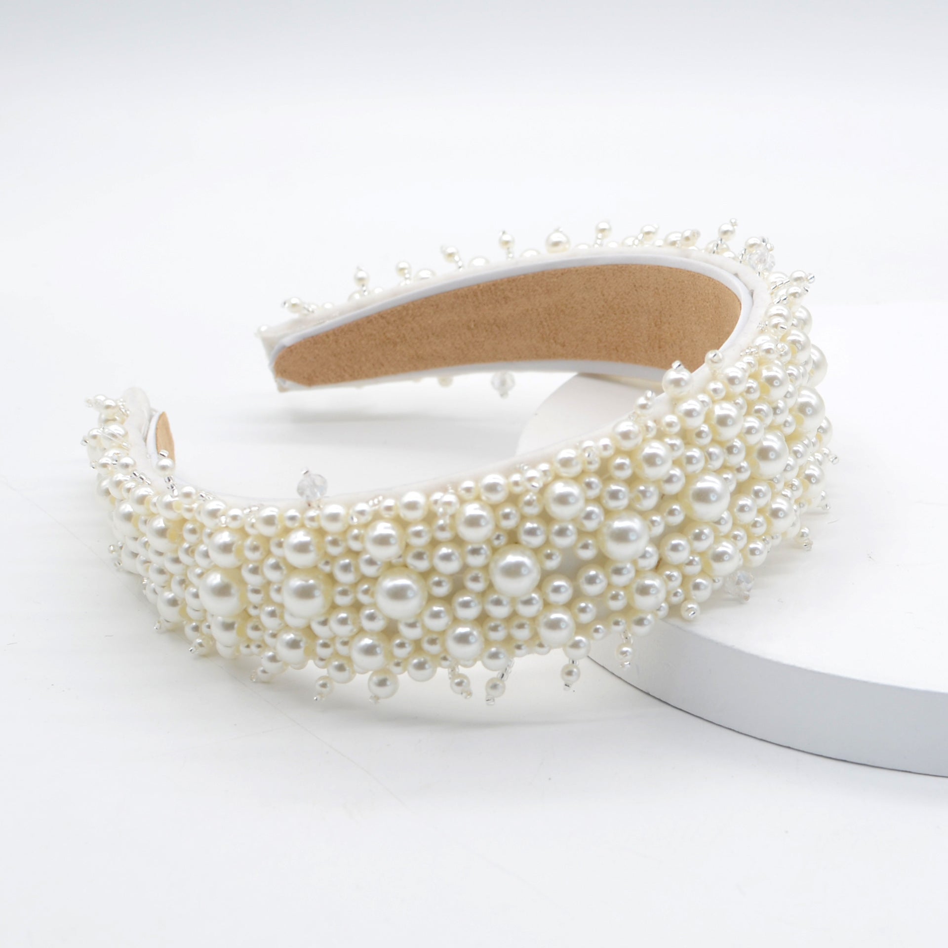 Baroque Rhinestone Pearl Headband