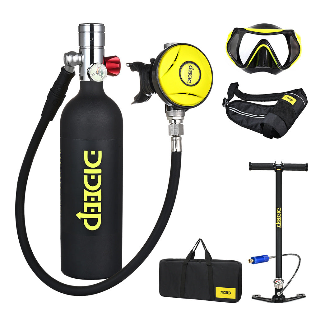 X4000Pro Underwater Respirator Diving Oxygen Cylinder 1L Capacity Portable Diving Respirator