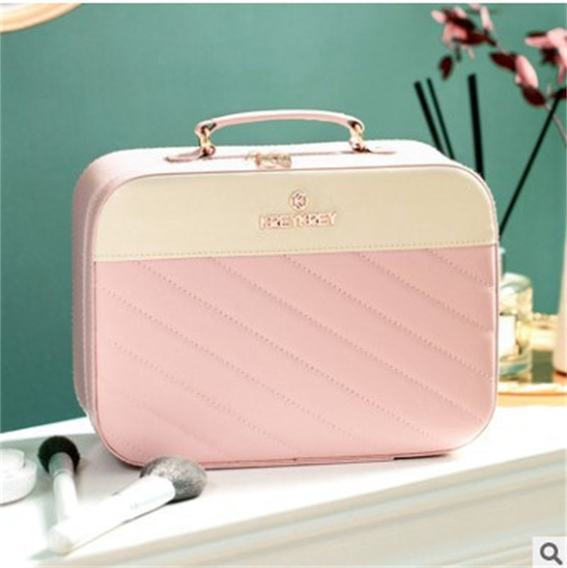 Trousse de Maquillage Portable Grande Capacité pour Femme