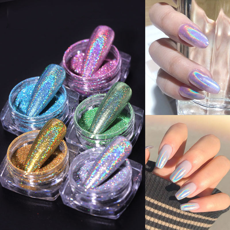 Ensemble de poudres laser pour ongles, fines et de qualité supérieure, à ouverture fine