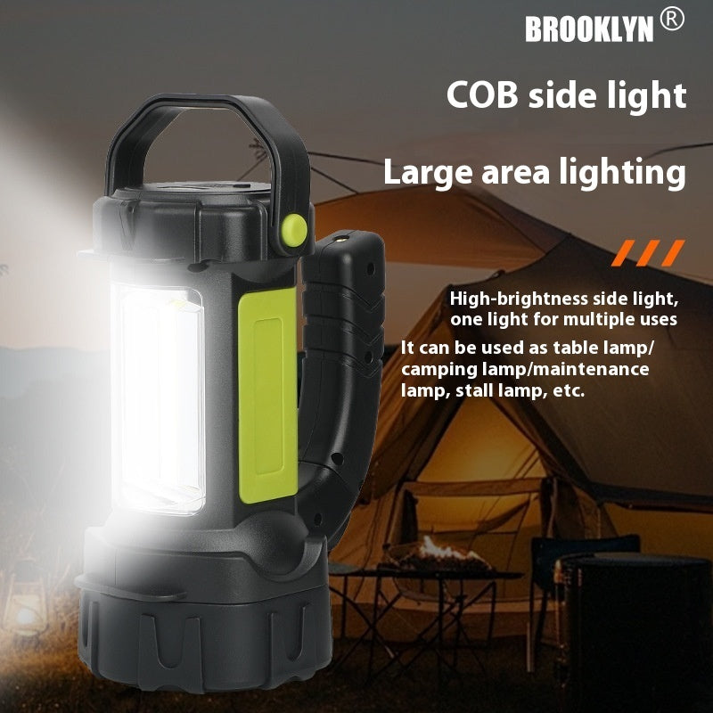 Lampe torche portable de travail d'urgence rechargeable