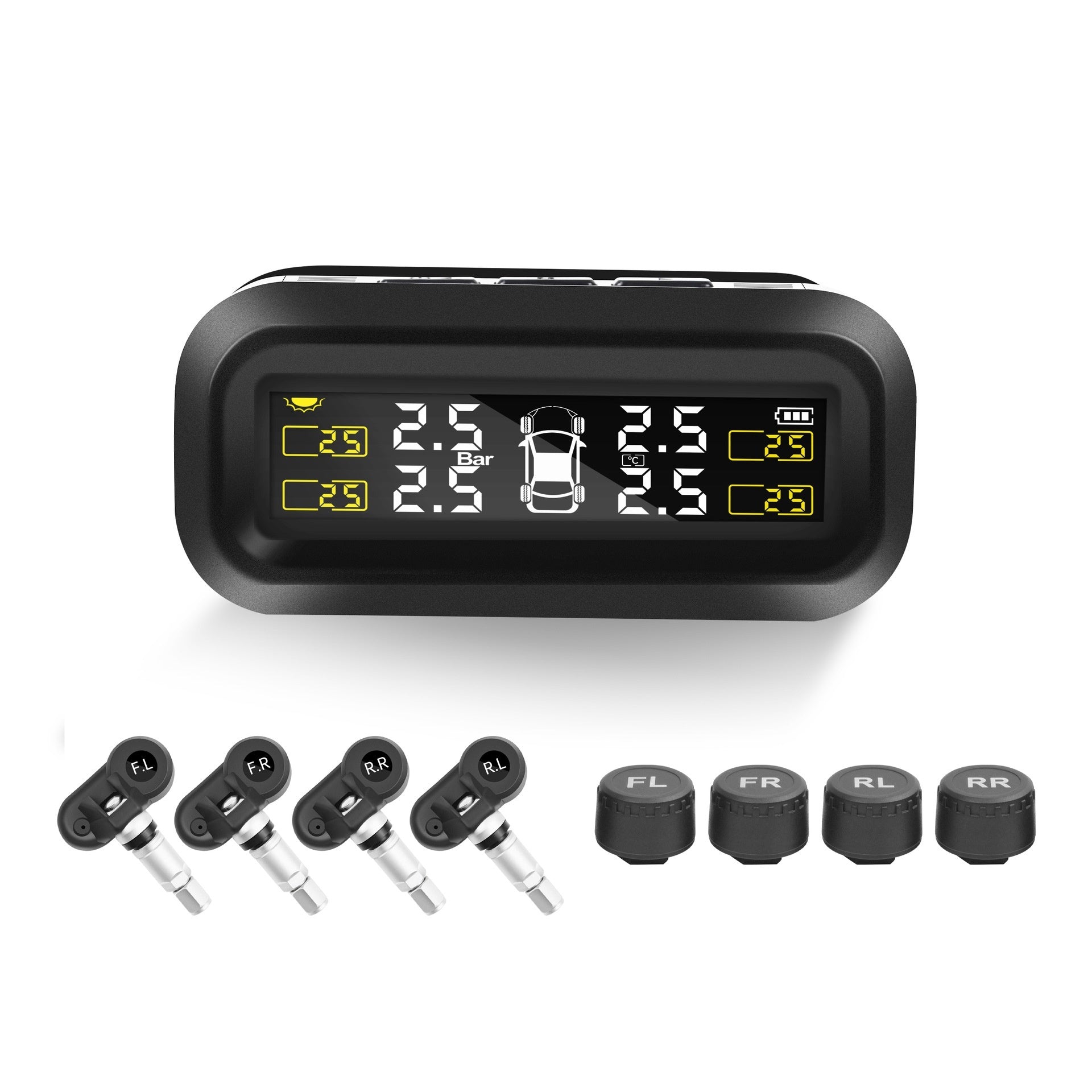 Car Tire Monitor Solar Wireless