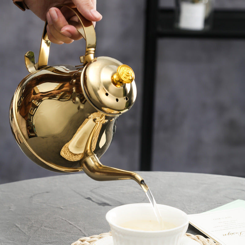 Large Capacity Stainless Steel Teapot For Restaurants