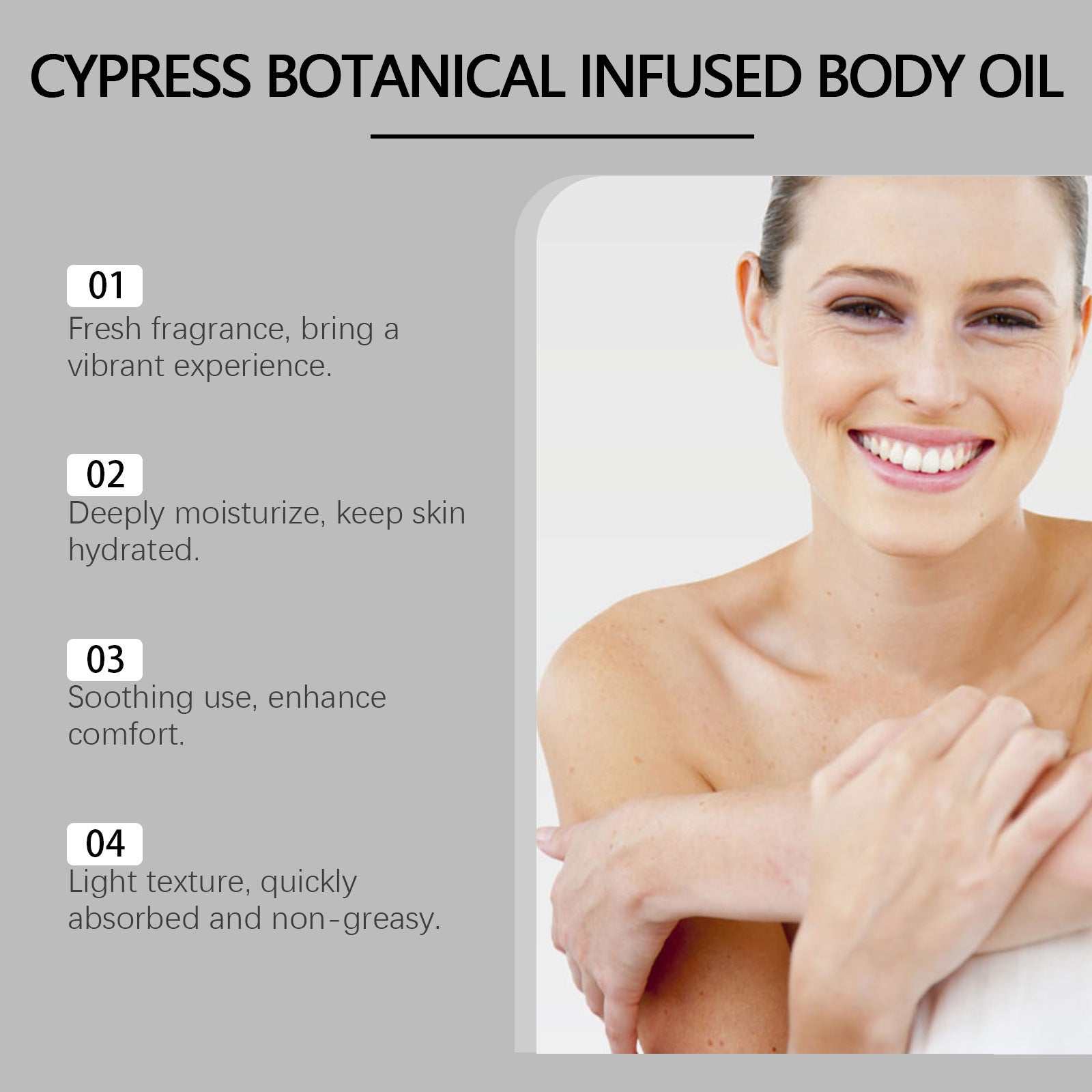 Cypress Body Oil Gentle And Moisturizing
