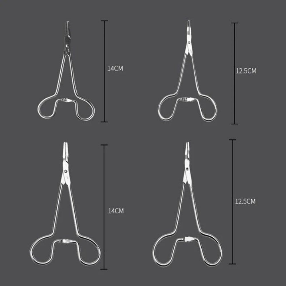 Pet Cat Dog Tweezers Hemostasis And Hair Removal Ear Cleaning Tweezers Needle Seat For Pet Hair Cleaning Ear Tweezers