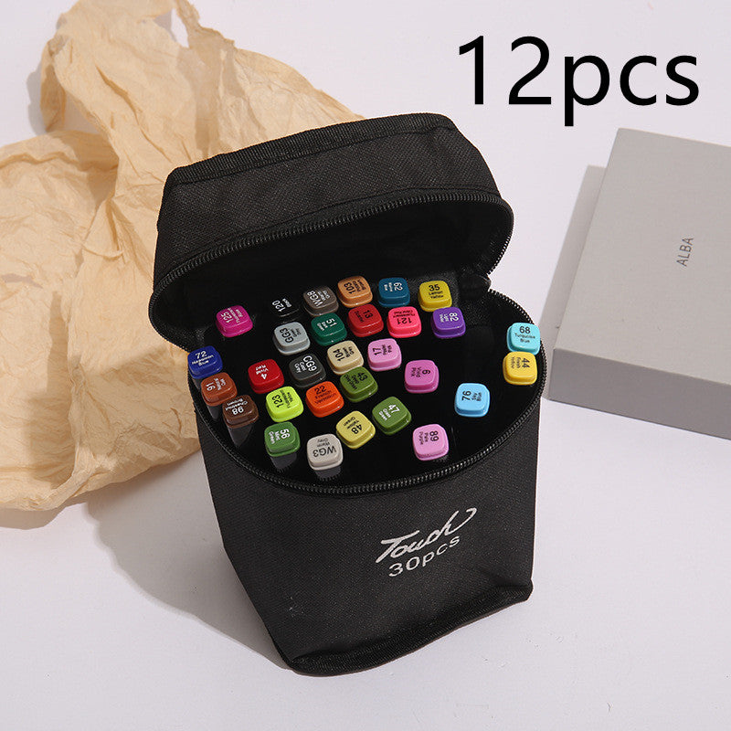 Double-ended Marker Oil-based Watercolor Pen Painting