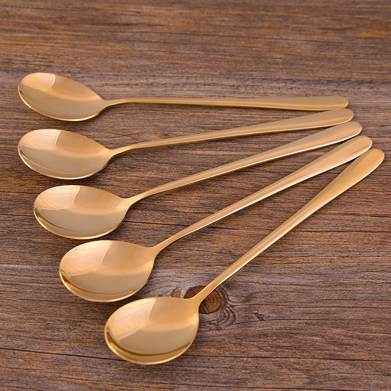 Cuillère en cuivre pur Complément Cuillère de table en cuivre Cuillère à manger