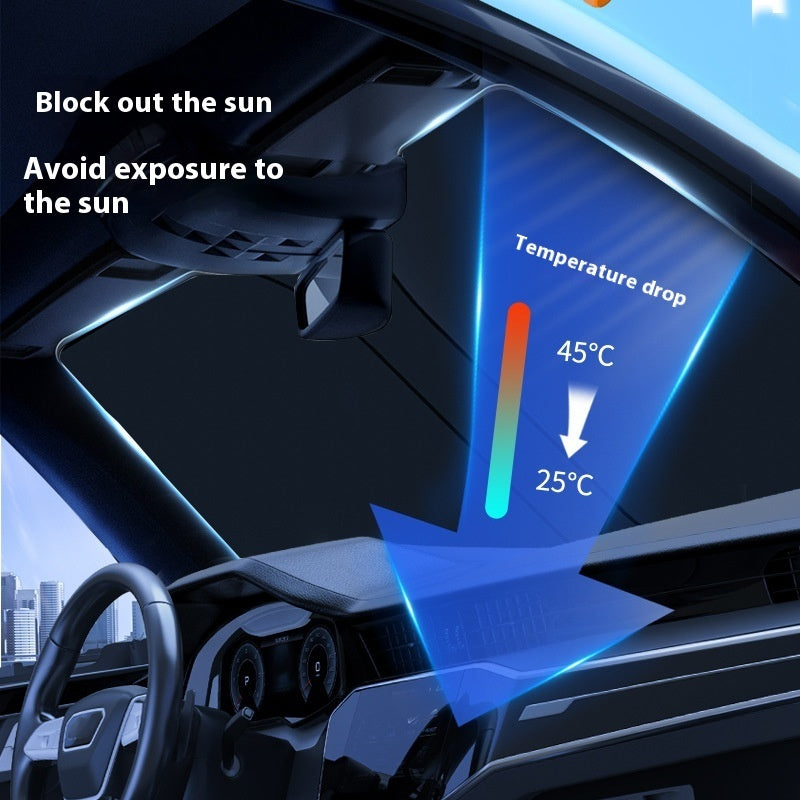 Summer Car Front Windshield Sun Protection And Thermal Insulation Sunshade