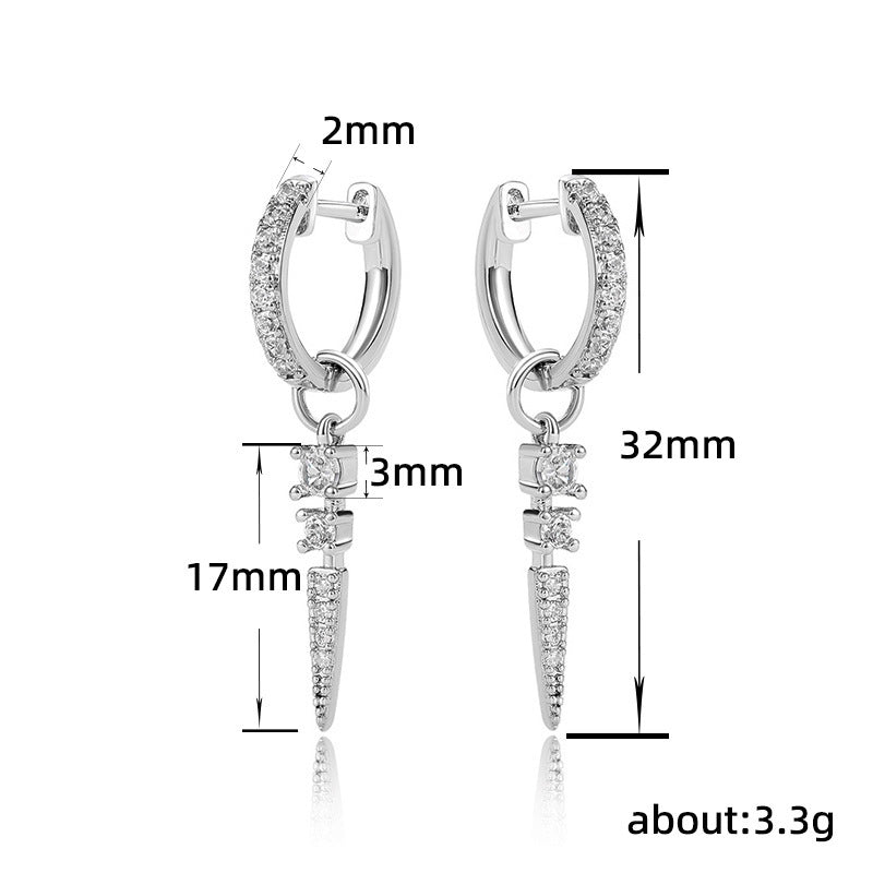 Boucles d'oreilles longues personnalisées pour hommes et femmes, idéales pour les couples