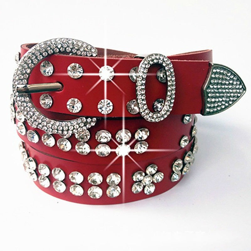 Korean Fashion Ladies Personality Leather Belt