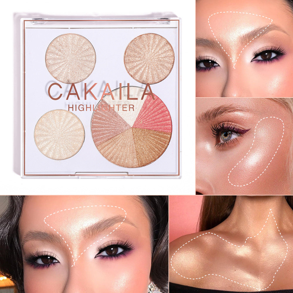 Poudre Illuminatrice 8 Couleurs pour Rehausser le Contouring de la Silhouette