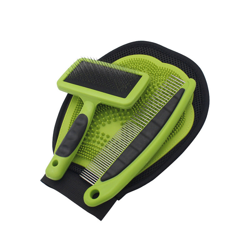 Ensemble de toilettage pour animaux de compagnie Peigne-râteau pour enlever les poils morts Peigne de toilettage