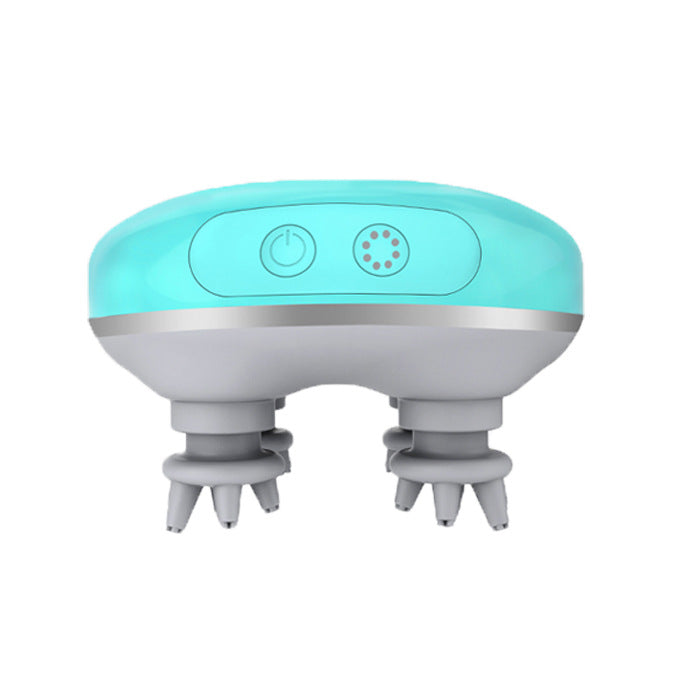 Masseur Électrique Pétrissage Vibration Rechargeable Cuir Chevelu Tête