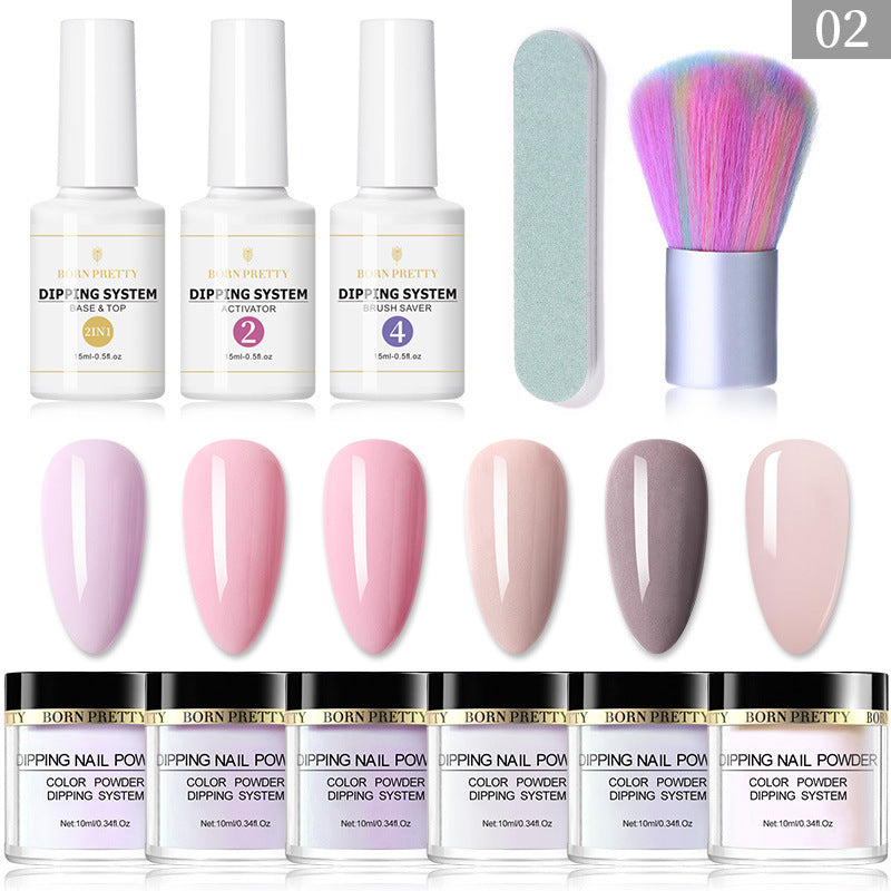 Women's Nail Soaking Powder Set