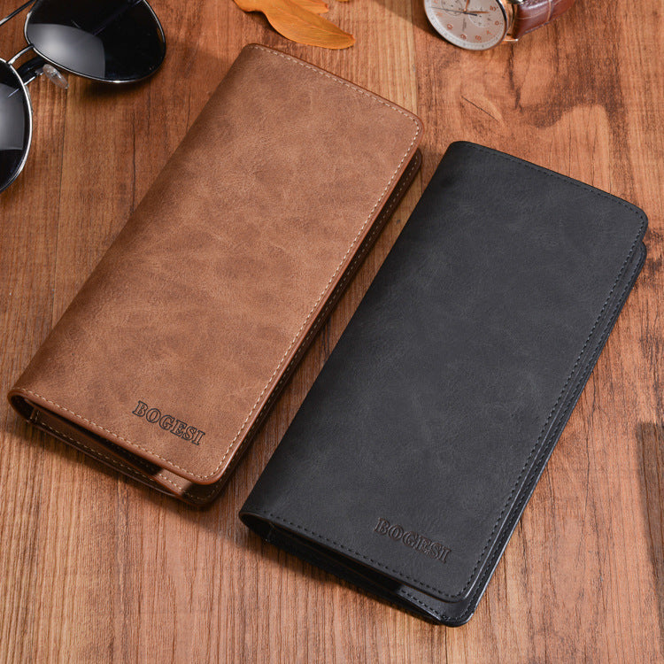 Men's Thin Wallet Long Card Holder