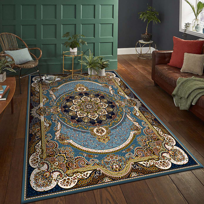 Tapis de sol de salon bohème persan vintage