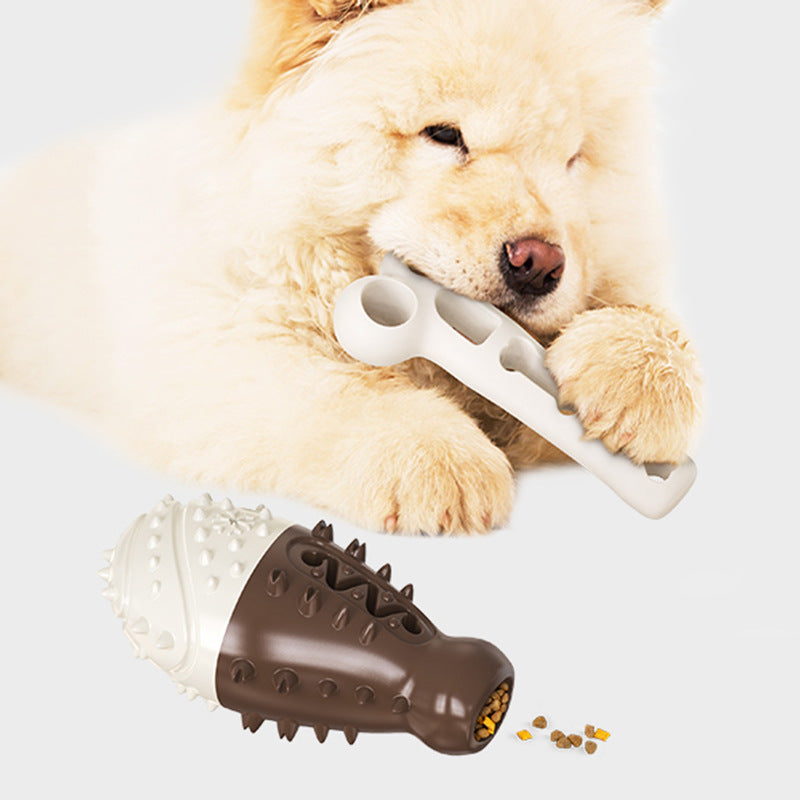 Jouet à mâcher pour chien en forme de patte de dinde, brosse à dents, nettoyage des molaires
