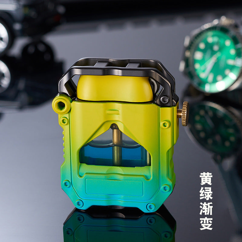 Kerosene Lighter Transparent Metal Personality