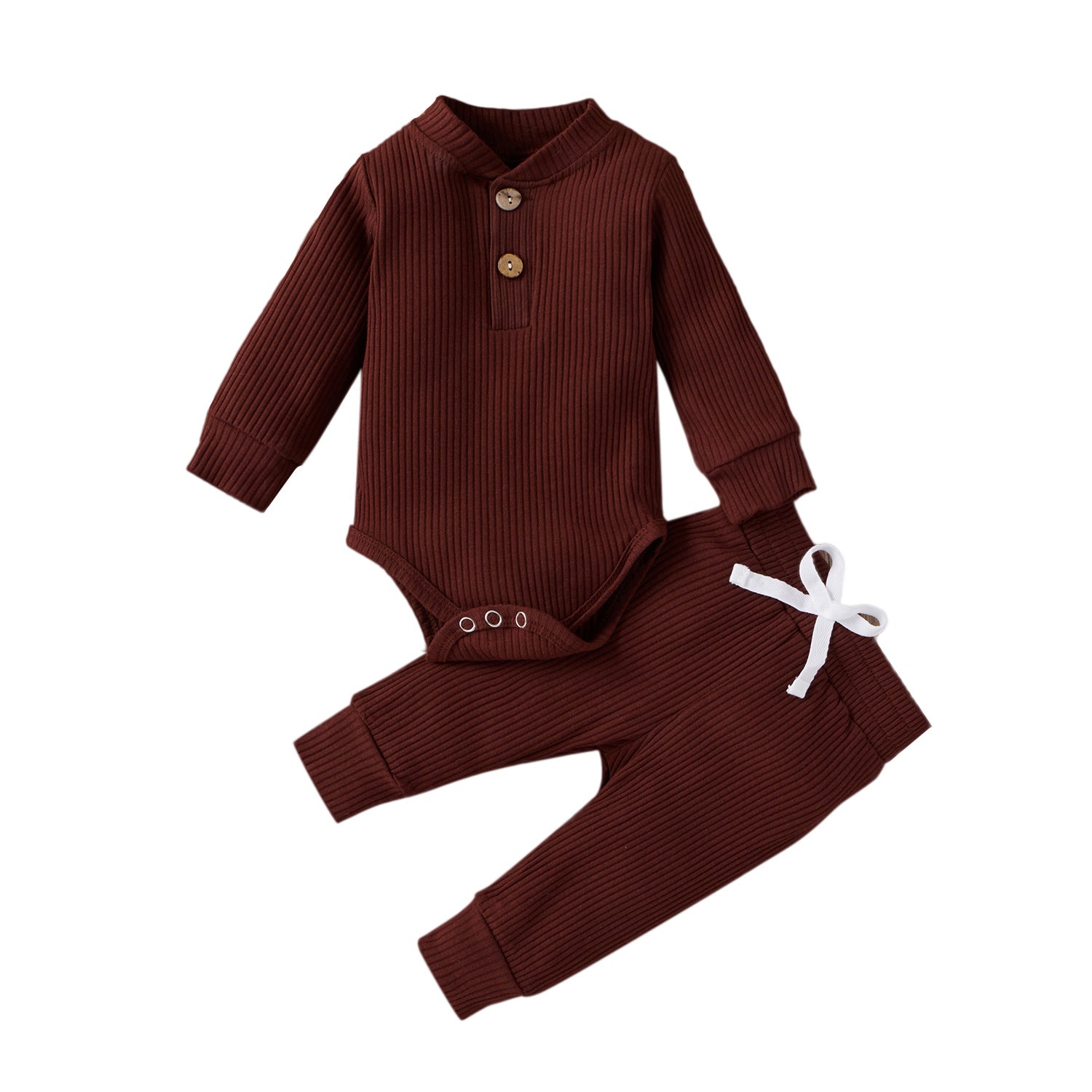 Infant Cotton Long-sleeved Jumpsuit Trousers Suit