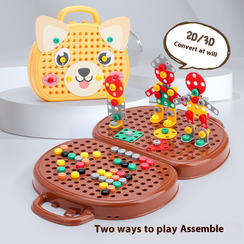 Assembled Toolbox Baby Puzzle Electric