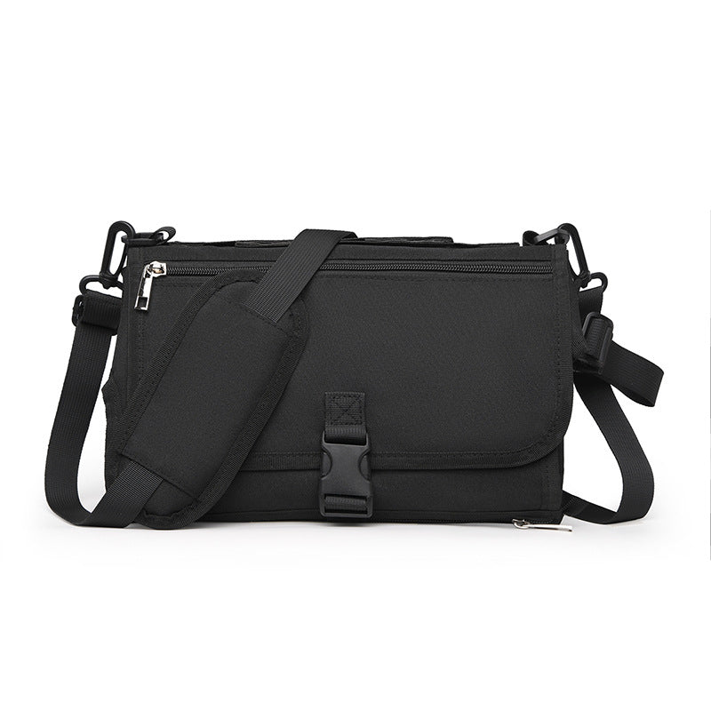 Tapis à langer portable pour bébé Sac à couches pliable multifonctionnel pour voyage en extérieur