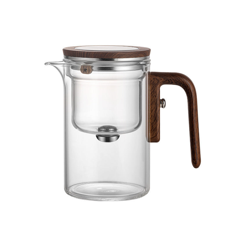 Rodless Teapot Tea And Water Separation Glass Liner Magnetic Suction Elegant Cup 600ml