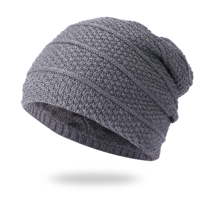 Knitted Warmth And Velvet Padded Ear Protection Toe Cap