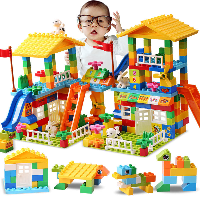 Compatible With Plastic Assembled Children's Educational Toy Blocks