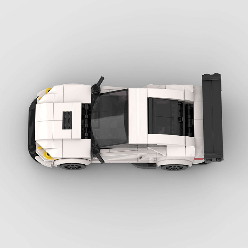 Running Car Building Block Small Particle MOC Puzzle Technology DIY Toy