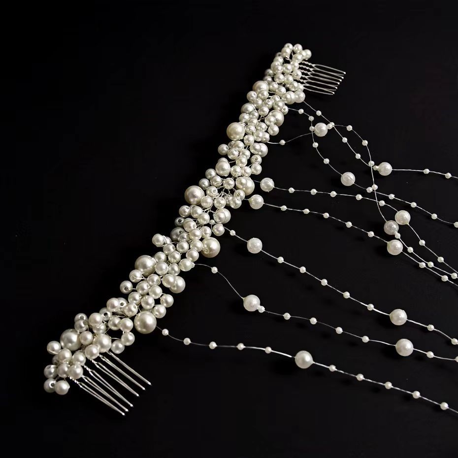 Mariée Nouveaux Accessoires Cheveux Perle Faite Main Coiffe