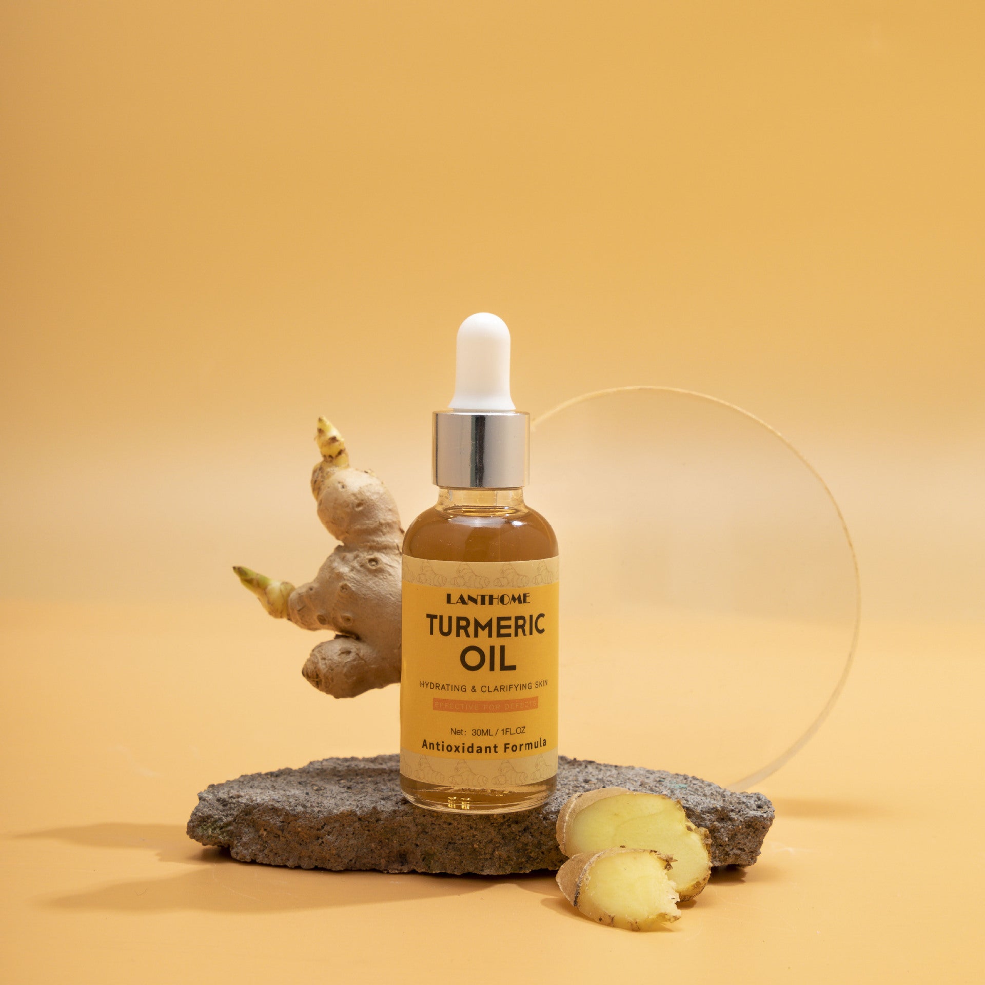 Ensemble de soins de la peau à l'huile essentielle de curcuma pour femmes