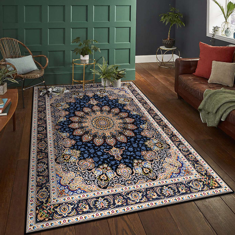 Tapis de sol de salon bohème persan vintage