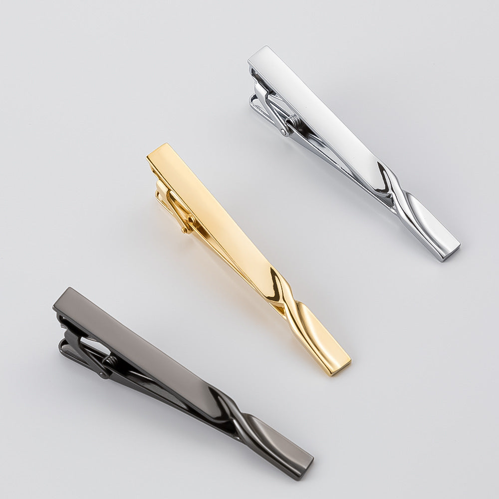 Electroplating Torsion Modeling Tie Clip Men