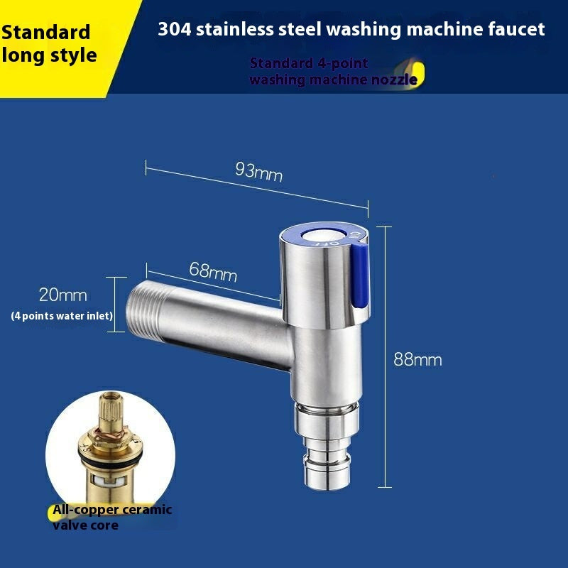 304 Stainless Steel Washing Machine Mop Pool Faucet