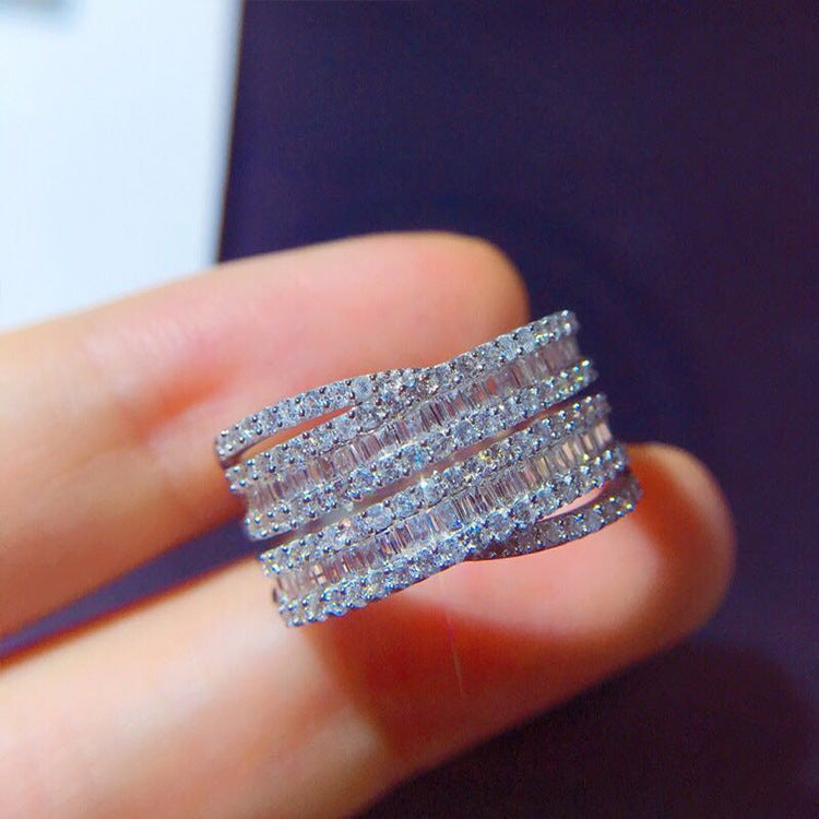 Luxury Wedding Band Eternity Ring For Women