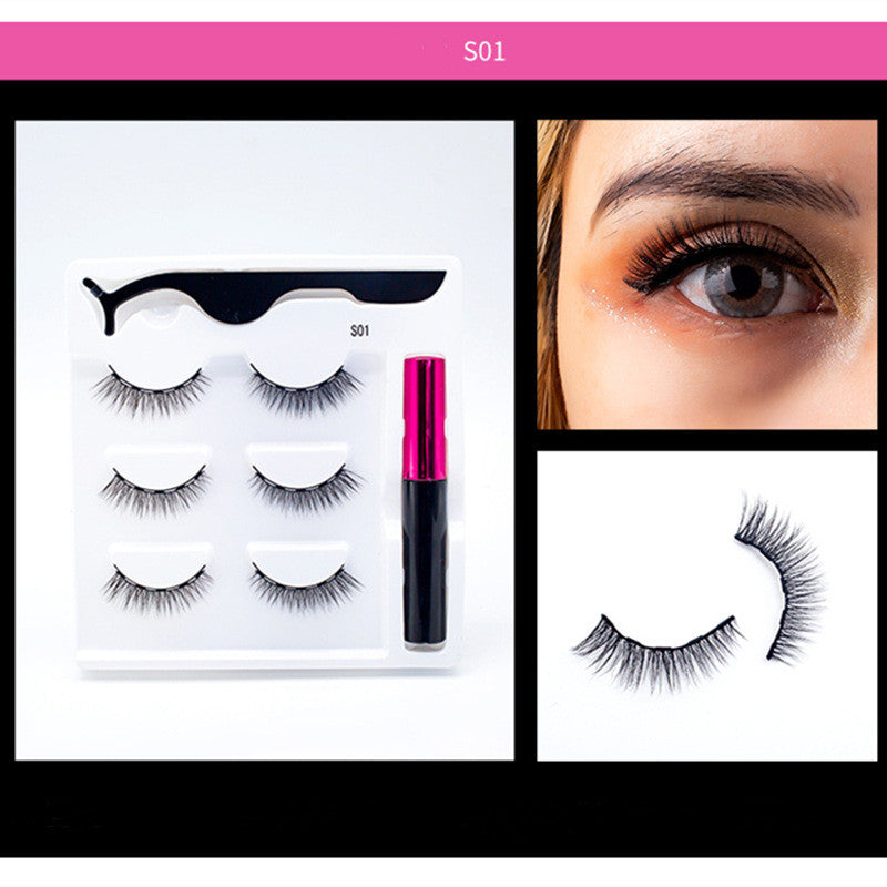 3 Pairs Of Magnetic Eyelashes