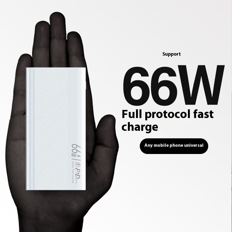 Batterie Externe Grande Capacité Recharge Rapide PD66w Légère Universelle